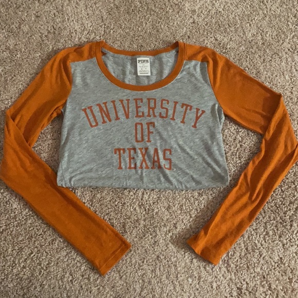 Vs PINK LONGHORN LONG SLEEVE TOP - Picture 4 of 7